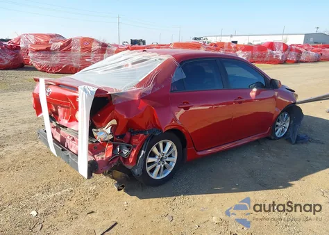 2010 Toyota Corolla S from USA, damaged, VIN 2T1BU4EEXAC500814